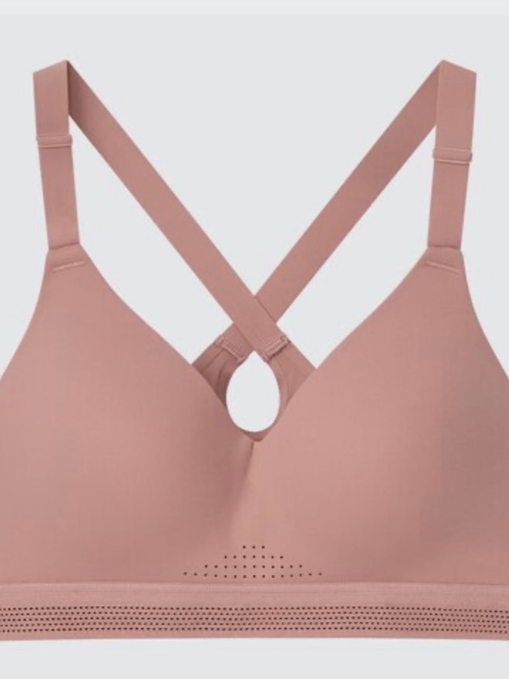 Wireless Bra Active Cross Back
- Dusty Rose